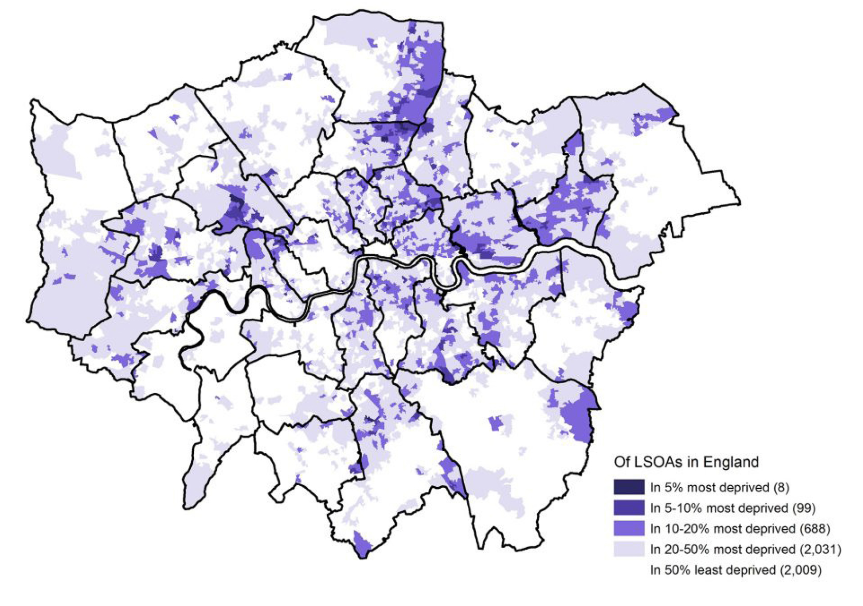 LSOA map of London
